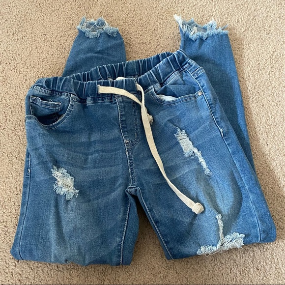 Denim - Boutique Elastic Waist Jeans